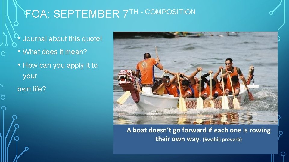 FOA: SEPTEMBER 7 TH - COMPOSITION • Journal about this quote! • What does FOA: SEPTEMBER 7 TH - COMPOSITION • Journal about this quote! • What does