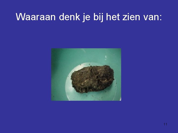 Waaraan denk je bij het zien van: 11 