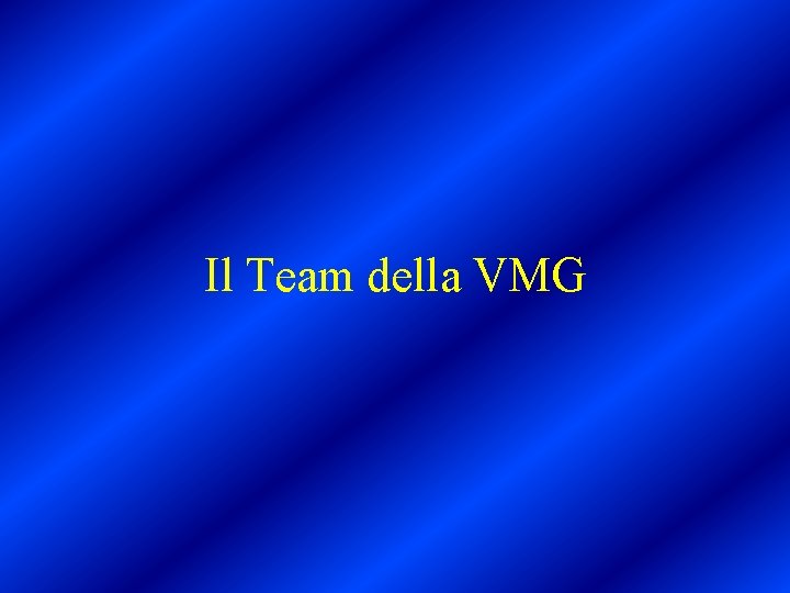 Il Team della VMG 