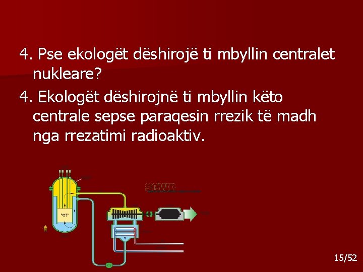 4. Pse ekologët dëshirojë ti mbyllin centralet nukleare? 4. Ekologët dëshirojnë ti mbyllin këto 4. Pse ekologët dëshirojë ti mbyllin centralet nukleare? 4. Ekologët dëshirojnë ti mbyllin këto