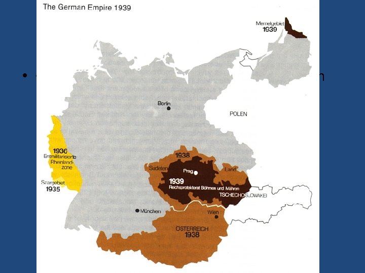 How did WWII start? • Germany invaded Poland to get lebensraum How did WWII start? • Germany invaded Poland to get lebensraum