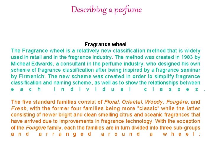 Perfume Source Made How Wikipedia Introduction Perfume is