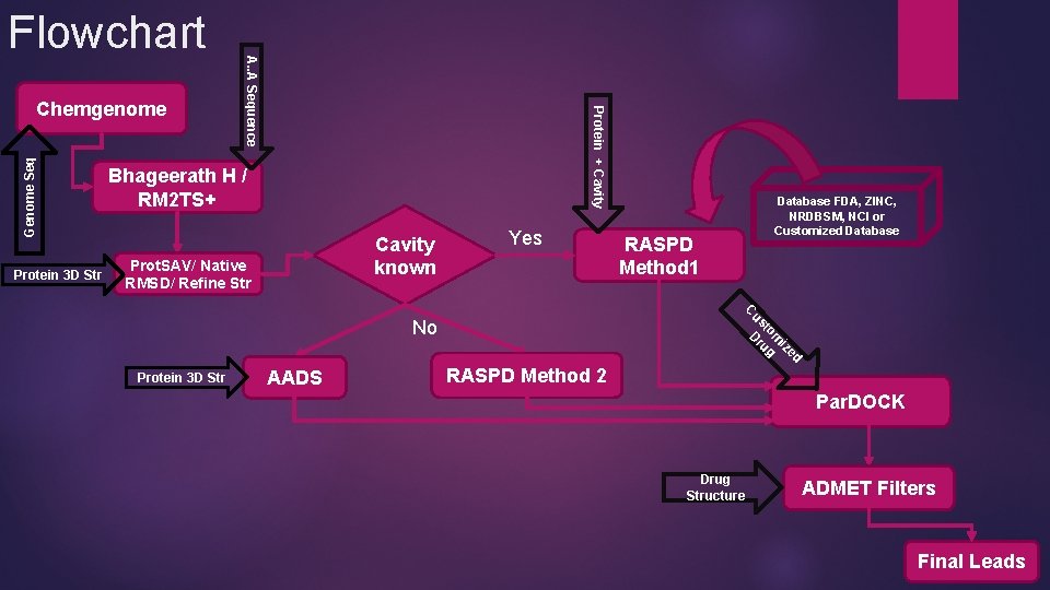 Genome Seq Protein 3 D Str Protein + Cavity Chemgenome A. . A Sequence Genome Seq Protein 3 D Str Protein + Cavity Chemgenome A. . A Sequence