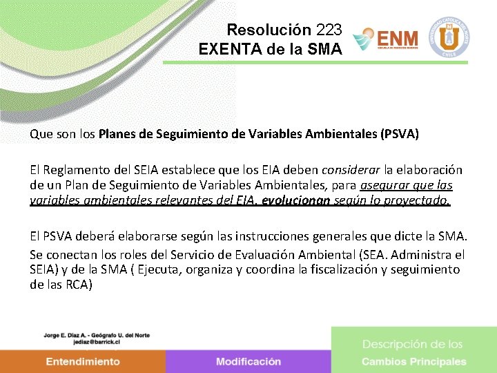 Resolución 223 EXENTA de la SMA Que son los Planes de Seguimiento de Variables