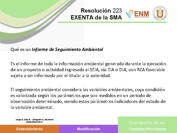 Resolución 223 EXENTA de la SMA Qué es un Informe de Seguimiento Ambiental Es