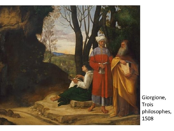 Giorgione, Trois philosophes, 1508 