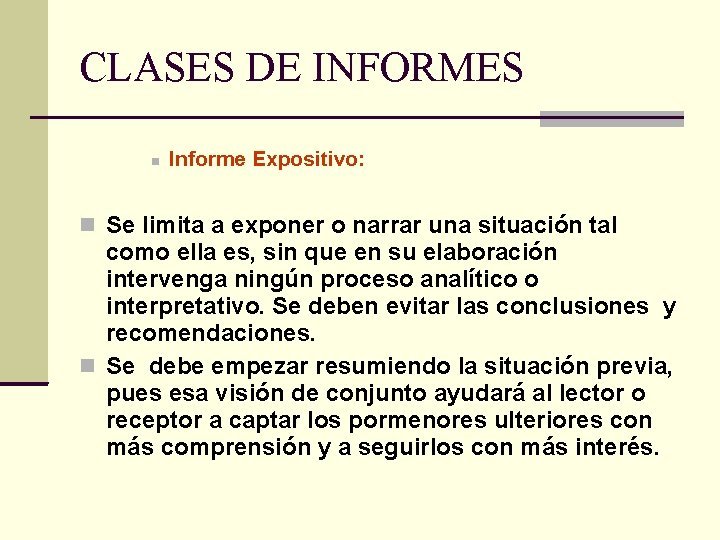 Ejemplo De Informe Expositivo Con Recursos Narrativos Ejemplo Sencillo
