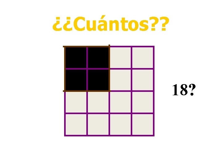 ¿¿Cuántos? ? 18? 