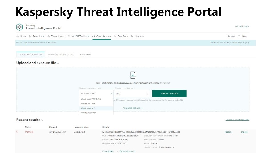 Kaspersky Threat Intelligence Portal Kaspersky Threat Intelligence Portal