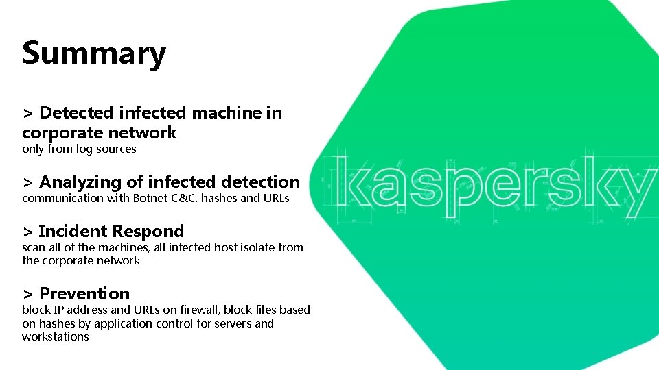 Summary > Detected infected machine in corporate network only from log sources > Analyzing Summary > Detected infected machine in corporate network only from log sources > Analyzing