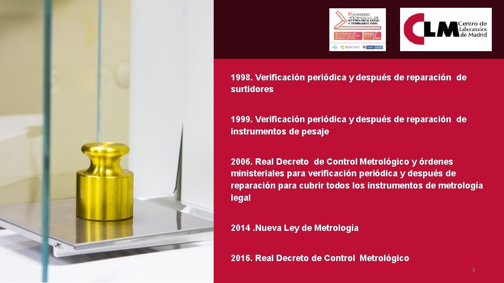 1998. Verificación periódica y después de reparación de surtidores 1999. Verificación periódica y después
