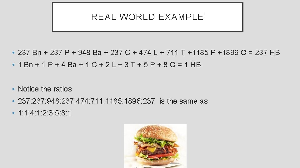 REAL WORLD EXAMPLE • 237 Bn + 237 P + 948 Ba + 237