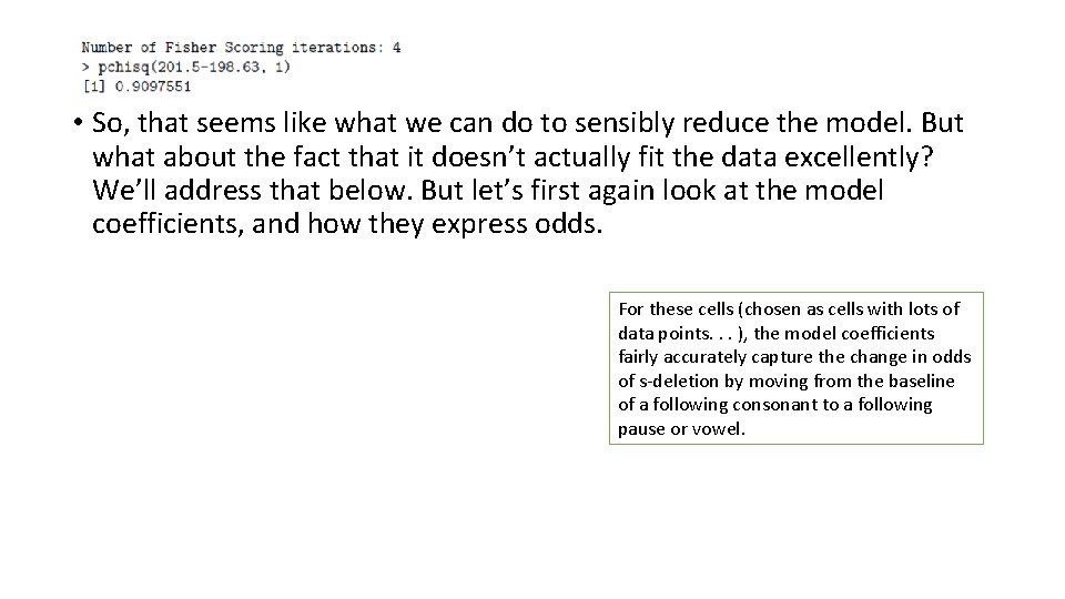 • So, that seems like what we can do to sensibly reduce the • So, that seems like what we can do to sensibly reduce the