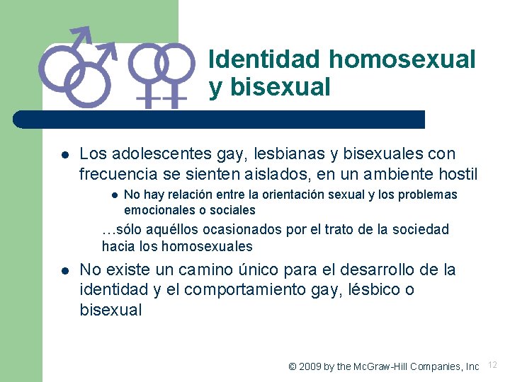 Identidad homosexual y bisexual l Los adolescentes gay, lesbianas y bisexuales con frecuencia se
