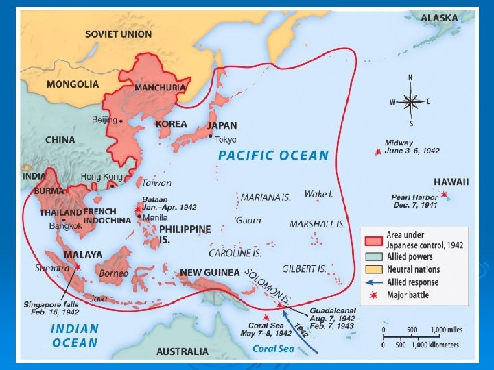 World War II in the Pacific, 1941 -1942 