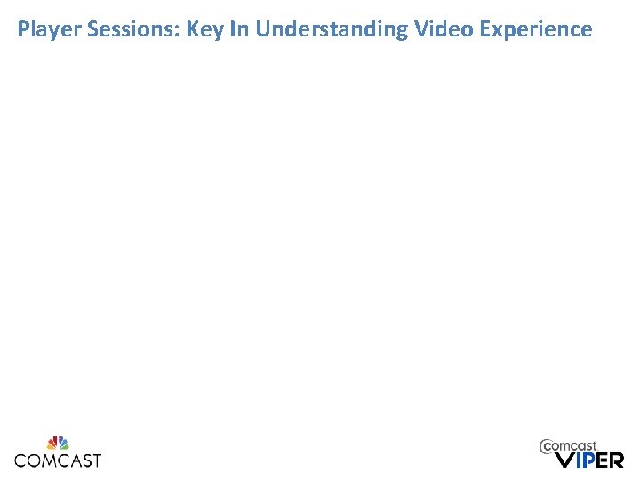 Player Sessions: Key In Understanding Video Experience Player Sessions: Key In Understanding Video Experience