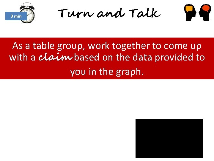 3 min Turn and Talk As a table group, work together to come up 3 min Turn and Talk As a table group, work together to come up