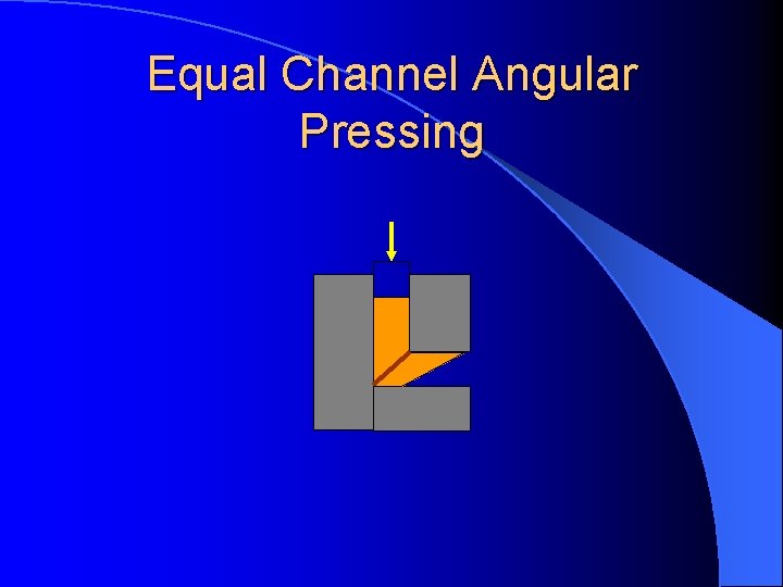 Equal Channel Angular Pressing 