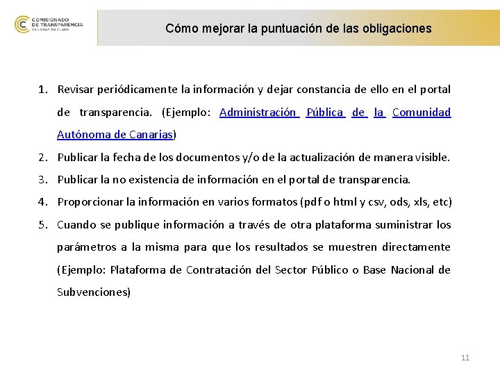 Cómo mejorar la puntuación de las obligaciones 1. Revisar periódicamente la información y dejar