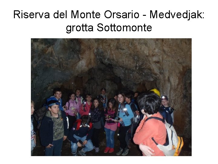 Riserva del Monte Orsario - Medvedjak: grotta Sottomonte 