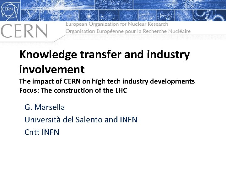 Knowledge transfer and industry involvement The impact of