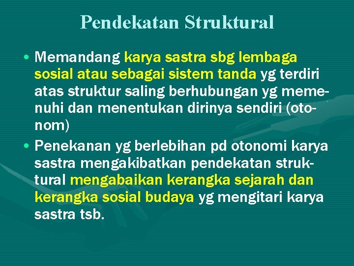 Formalisme Dan Strukturalisme Ppt Download