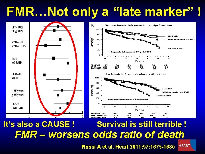 FMR…Not only a “late marker” ! It’s also a CAUSE ! Survival is still