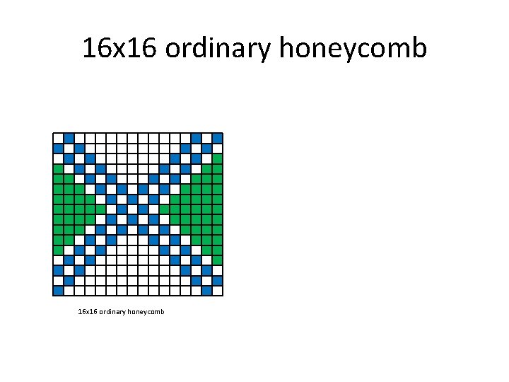 16 x 16 ordinary honeycomb 16 x 16 ordinary honeycomb 