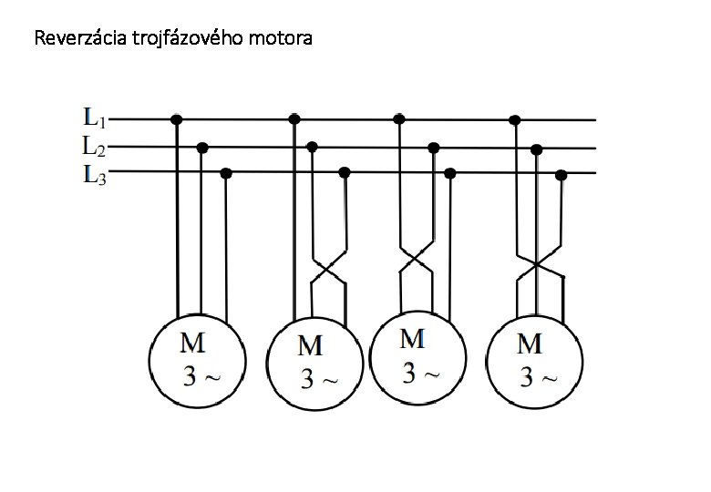 Reverzácia trojfázového motora 