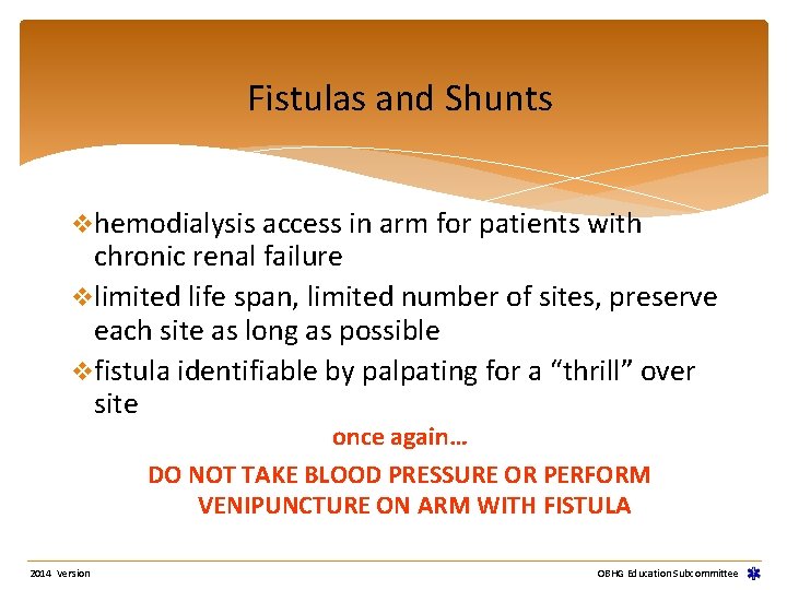 Fistulas and Shunts vhemodialysis access in arm for patients with chronic renal failure vlimited