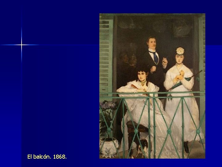 El balcón. 1868. 