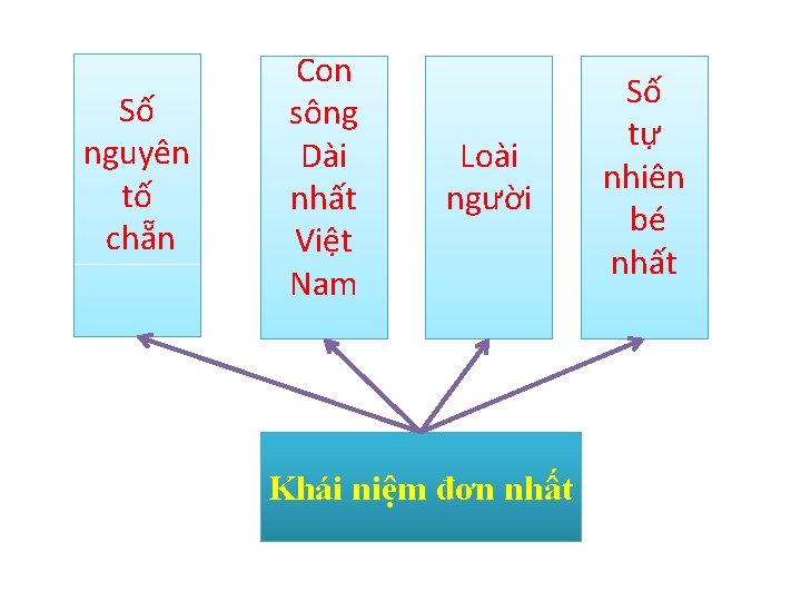 Số nguyên tố chẵn Con sông Dài nhất Việt Nam Loài người Khái niệm