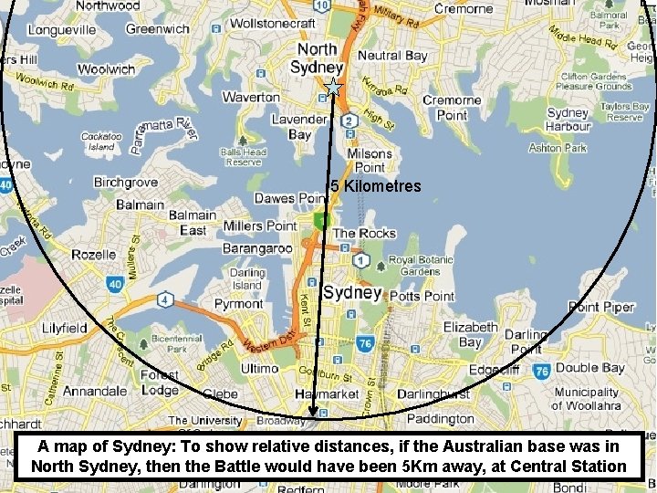 5 Kilometres THIS SLIDE AND PRESENTATION WAS PREPARED BY DAVE SABBEN WHO RETAINS COPYRIGHT