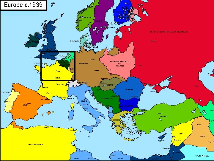 Europe c. 1939 