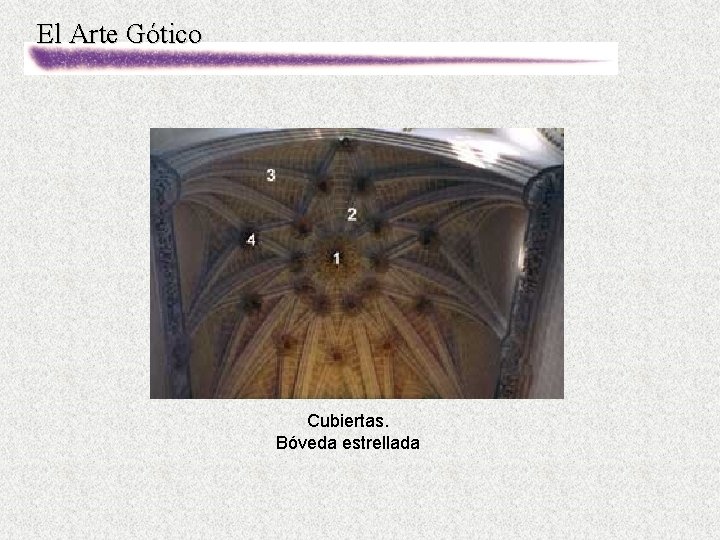 El Arte Gótico Cubiertas. Bóveda estrellada 