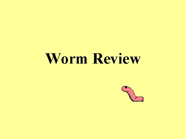 Worm Review 