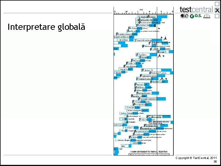Interpretare globală Copyright © Test. Central, 2011 36 