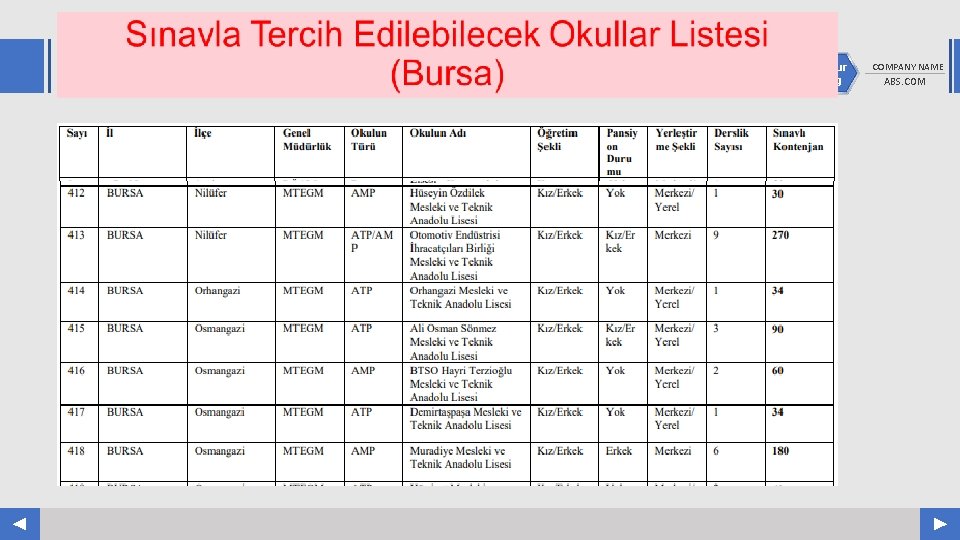 Your Log o COMPANY NAME ABS. COM 