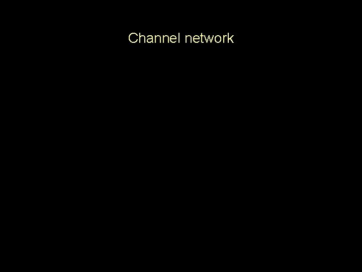 Channel network 