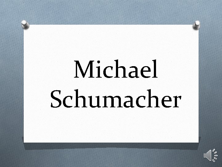 Michael Schumacher 