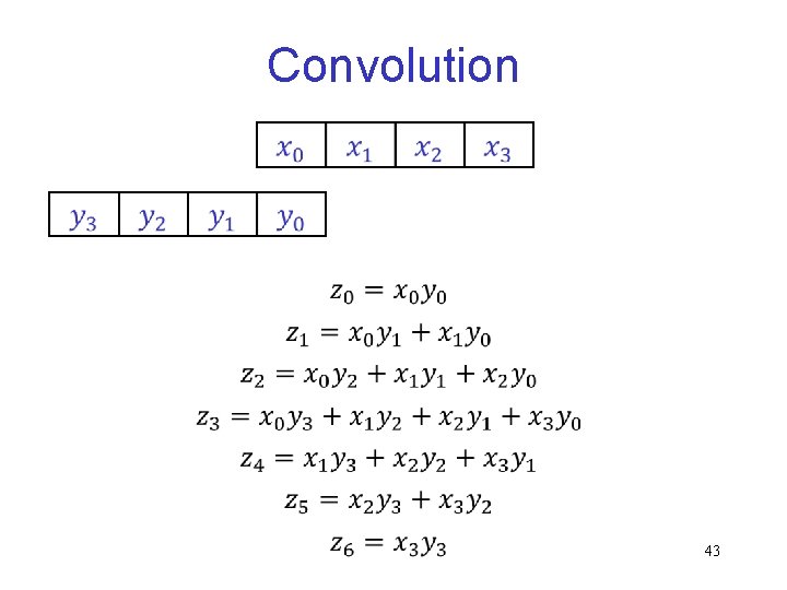 Convolution 43 Convolution 43