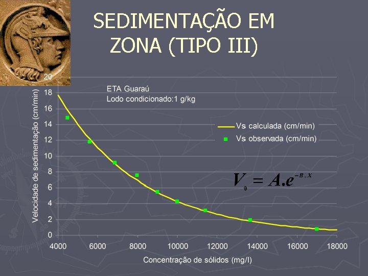 SEDIMENTAÇÃO EM ZONA (TIPO III) 