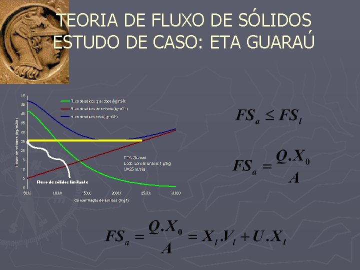 TEORIA DE FLUXO DE SÓLIDOS ESTUDO DE CASO: ETA GUARAÚ Fluxo de sólidos limitante