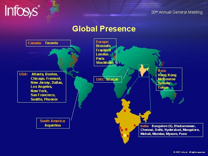 20 th Annual General Meeting Global Presence Canada: Toronto ŸŸ Ÿ ŸŸ USA: Atlanta,