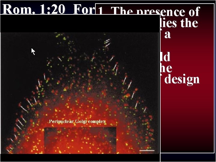 Rom. 1: 20 For 1. since creation Thethe presence of Paul’s Journey II of