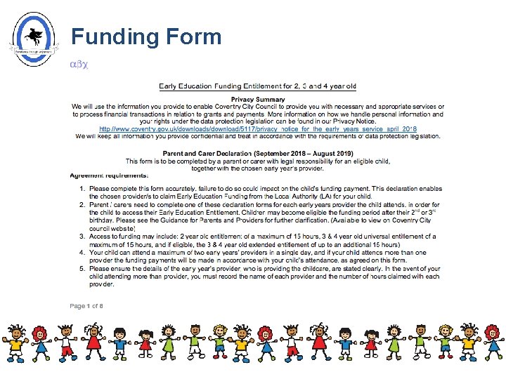 Funding Form Funding Form