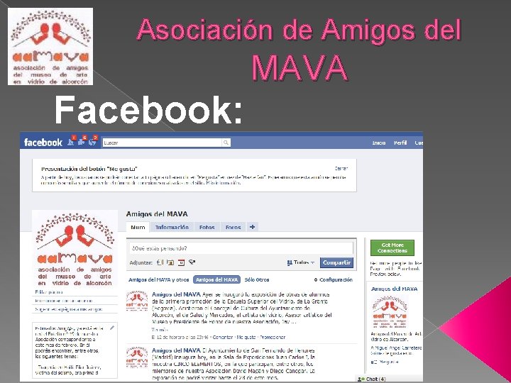 Asociación de Amigos del MAVA Facebook: 