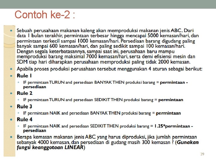 Contoh ke-2 : 