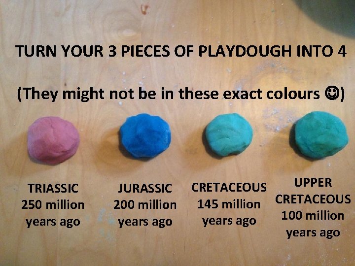 TURN YOUR 3 PIECES OF PLAYDOUGH INTO 4 (They might not be in these