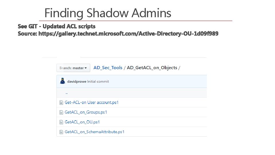 Finding Shadow Admins 